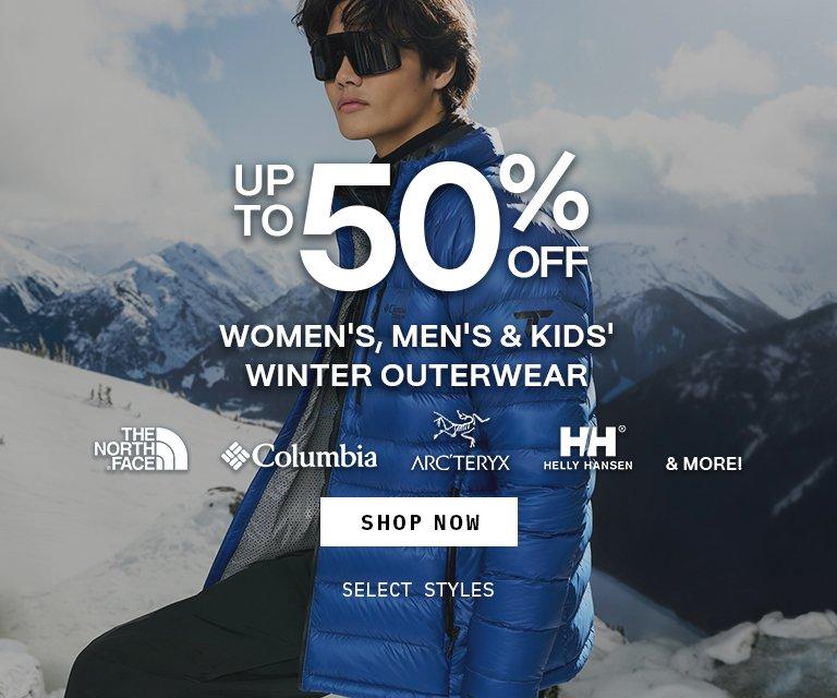 Up to 50% Off Women's, Men's & Kids' Winter Outerwear